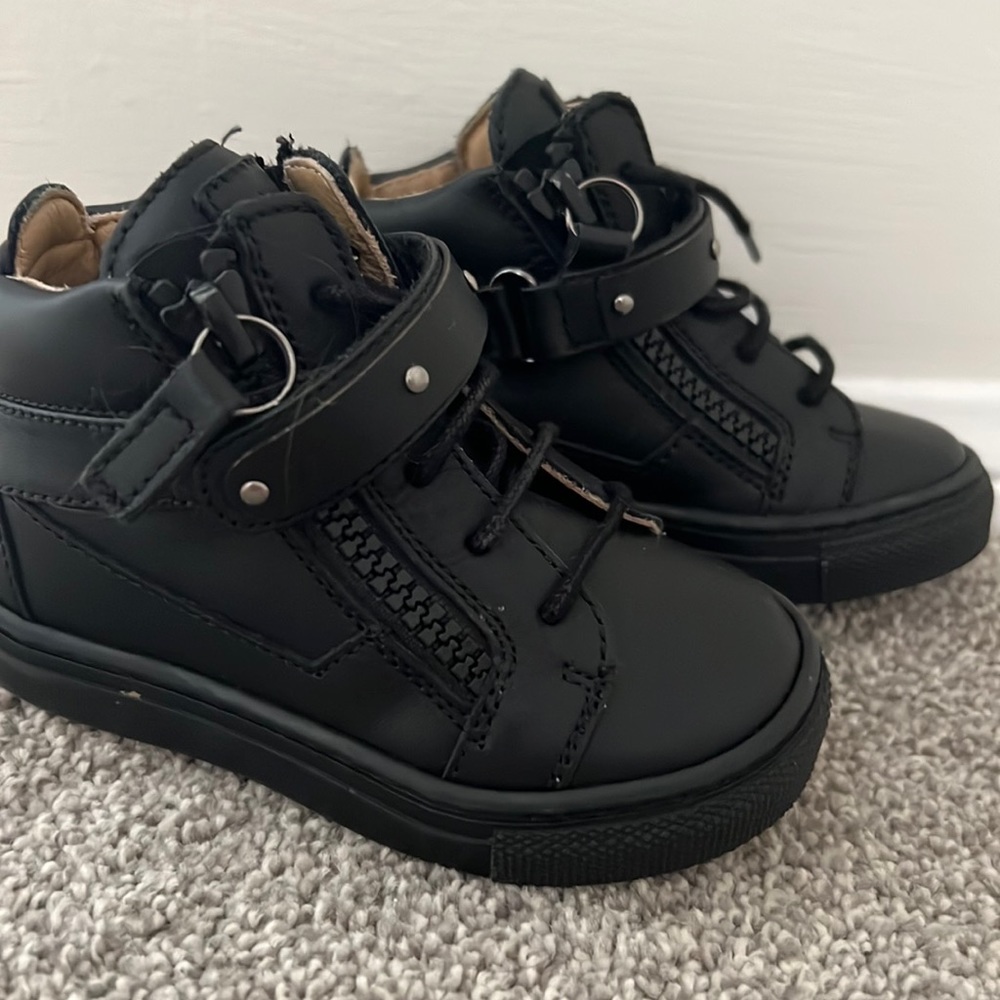 GIUSEPPE ZANOTTI Leather High-Top Sneaker